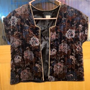 Vintage Best Floral Wild Bill -med-boho-western- Hippy